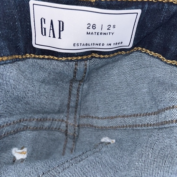 Maternity Inset Panel Skinny Jeans with Washwell - Picture 3 of 5